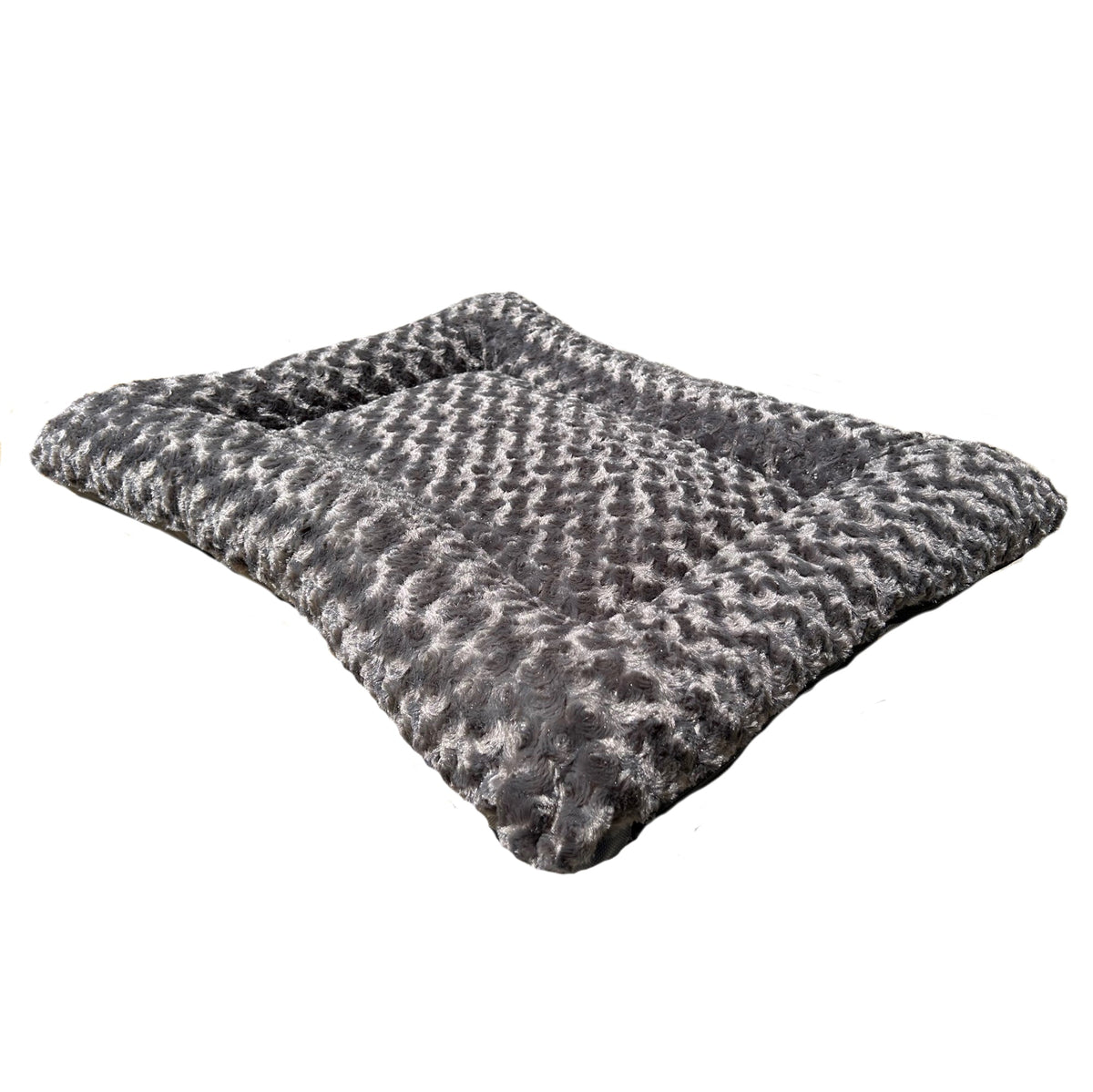 Dog Bed - Rectangle Bolstered Furvana™ 'Cloud'