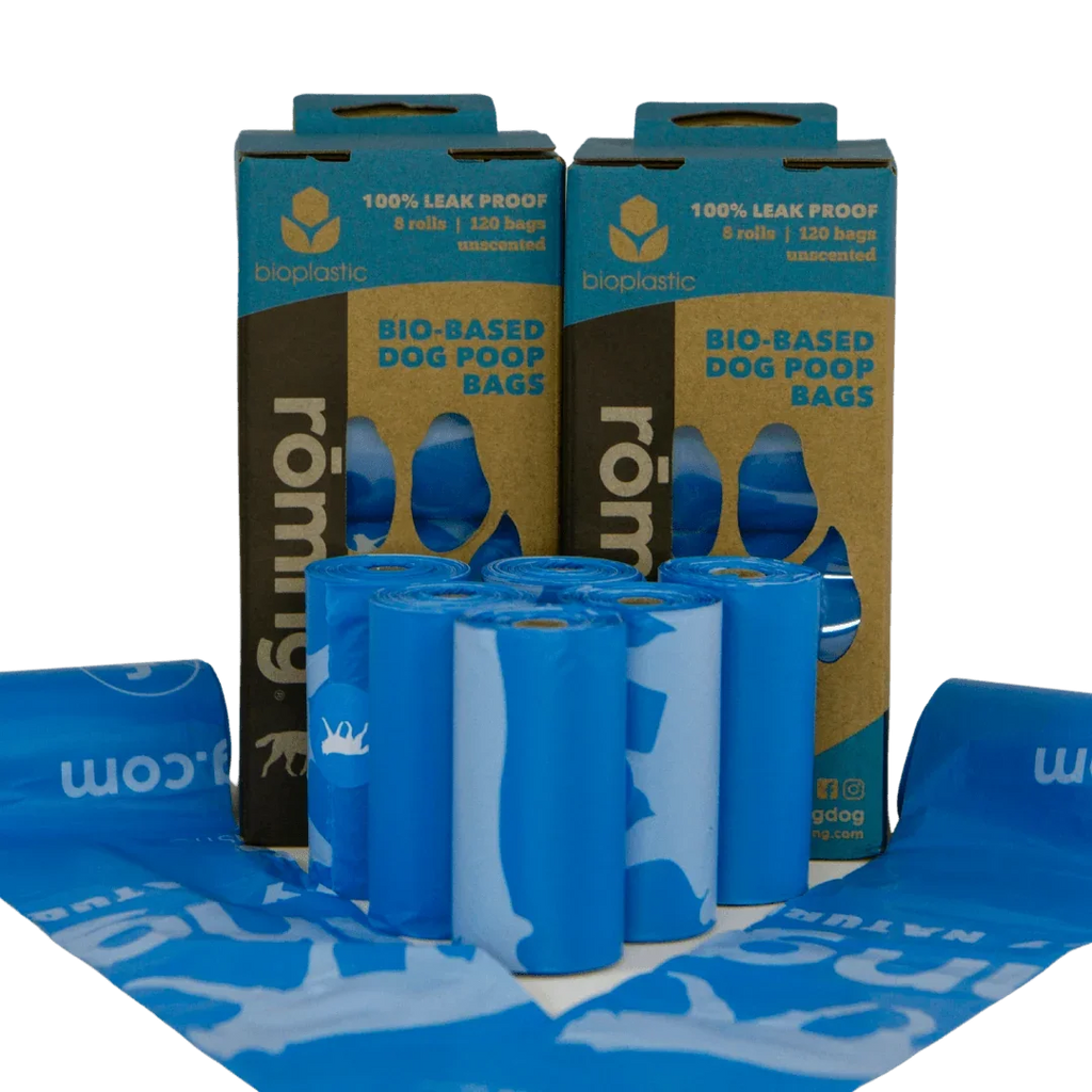 Bio-Based Dog Poop Bags - 120 to 510 Count Refill Rolls