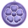 Flower eBowl Deep Slow Feeder Dog Bowl for Enrichment | USA Made