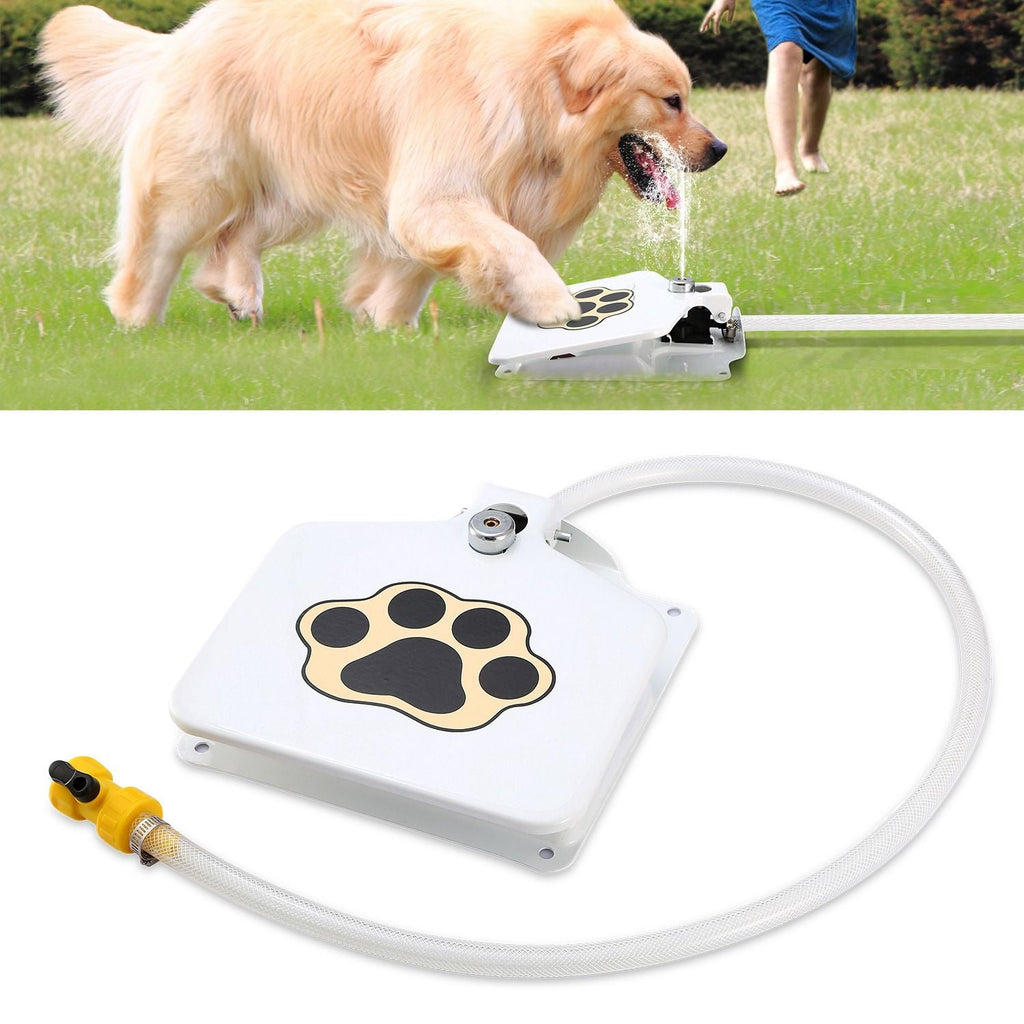 Step-On Outdoor Dog Water Fountain
