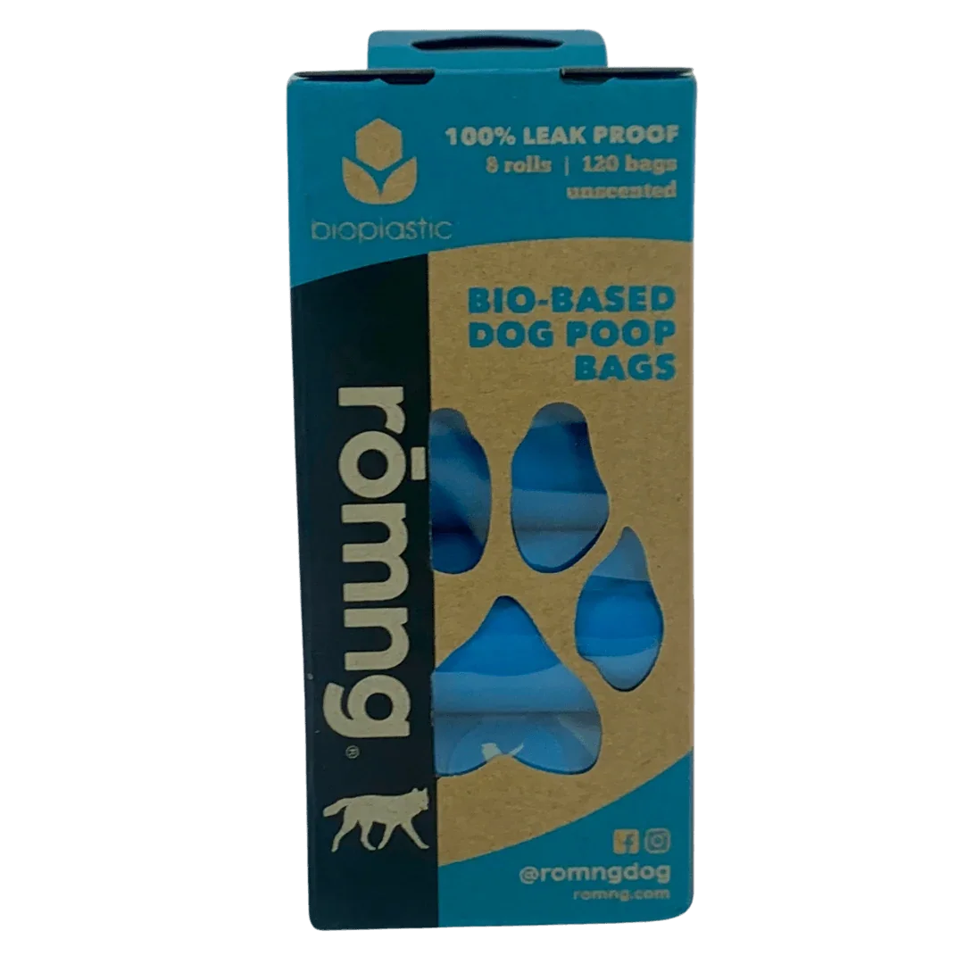 Bio-Based Dog Poop Bags - 120 to 510 Count Refill Rolls