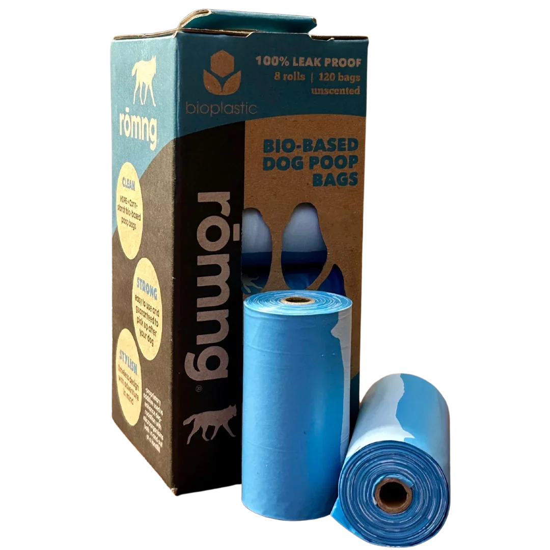 Bio-Based Dog Poop Bags - 120 to 510 Count Refill Rolls
