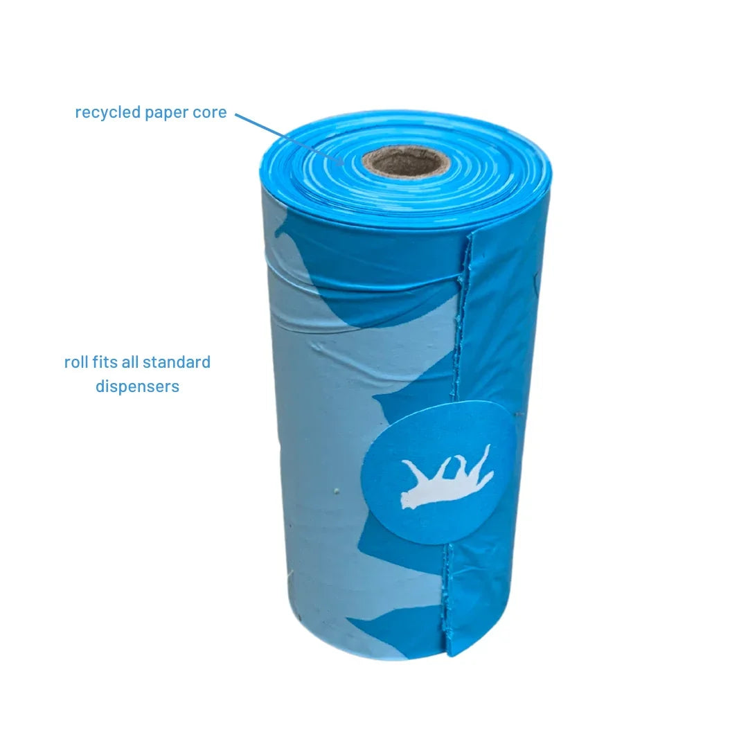 Bio-Based Dog Poop Bags - 120 to 510 Count Refill Rolls